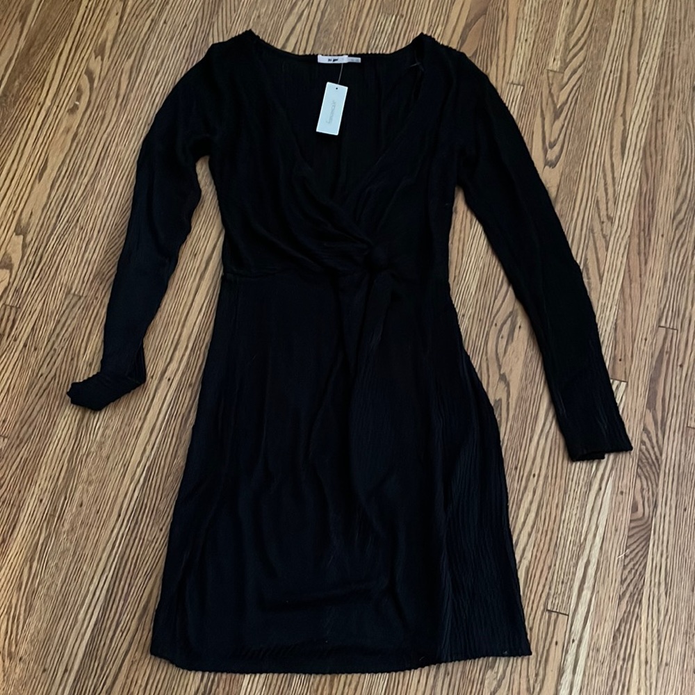 Black sweater dress